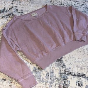 American Eagle AE Cropped Dropped Shoulder oversized Sweatshirt